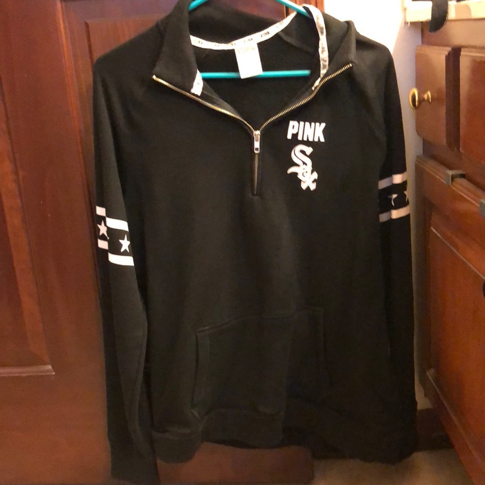 White Sox half zip hoodie
